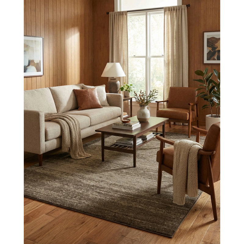 Tapis brun Arendtsville, Rectangle 6 pi 1 po x 9 pi