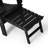 Outdoor Folding Adjustable Adirondack Chair With Hideaway Ottoman & Round Side Table-1018716840
