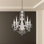 Arlington 4 Light 20.5in x 24in Chandelier in Silver with Clear Heritage Handcut Crystals