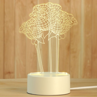 Veilleuse à DEL pour animaux, jouets pour enfants, cadeaux d'anniversaire de Noël, mauvais éclairage visuel USB pour le salon de la chambre à coucher