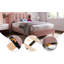 Single Upholstered Bed 3FT Single Velvet 1 Piece Beige - LED Lighting, USB & Type-C Charging, Velvet Upholstery-513020312