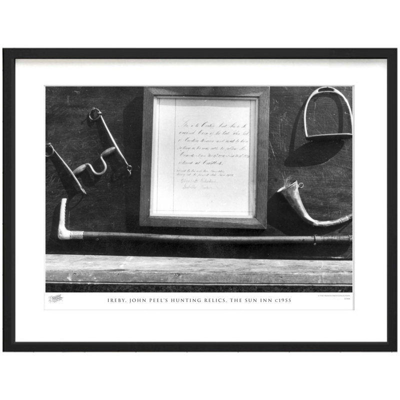 Ireby, John Peel's Hunting Relics, The Sun Inn C1955 by Francis Frith - Single Picture Frame Print, 60cm H x 80cm W x 2.3cm D