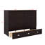 Grand lit escamotable avec tiroirs et port USB-123076682