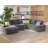 Glendora 112'' Sectional Sofa with USB Charging, Chaise Storage & Cup Holders-1872613205