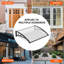 GUANSU-CN 51cm W x 8.2cm D Polycarbonate Cover Retractable Door / Window Awning-124532652