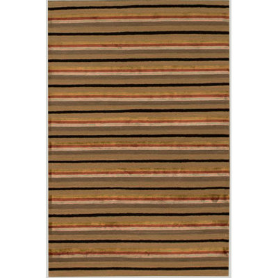 Wool Striped Area Rug