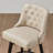 Arjean Swivel Upholstered Faux Leather Counter Stool-734803965