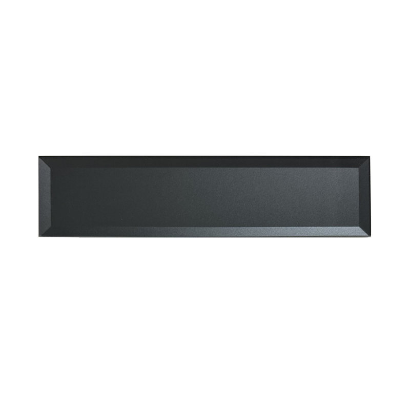 Secret Dimensions 4 in. x 16 in. Diamond Grade Glass Reverse Beveled Large Format Subway Decorative Kitchen & Bathroom Wall Tile