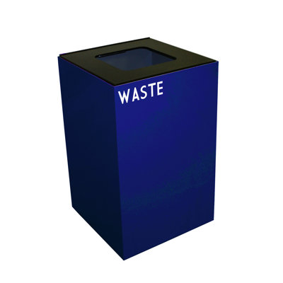 Geocube Steel Open Recycling Bin - 24 Gallons