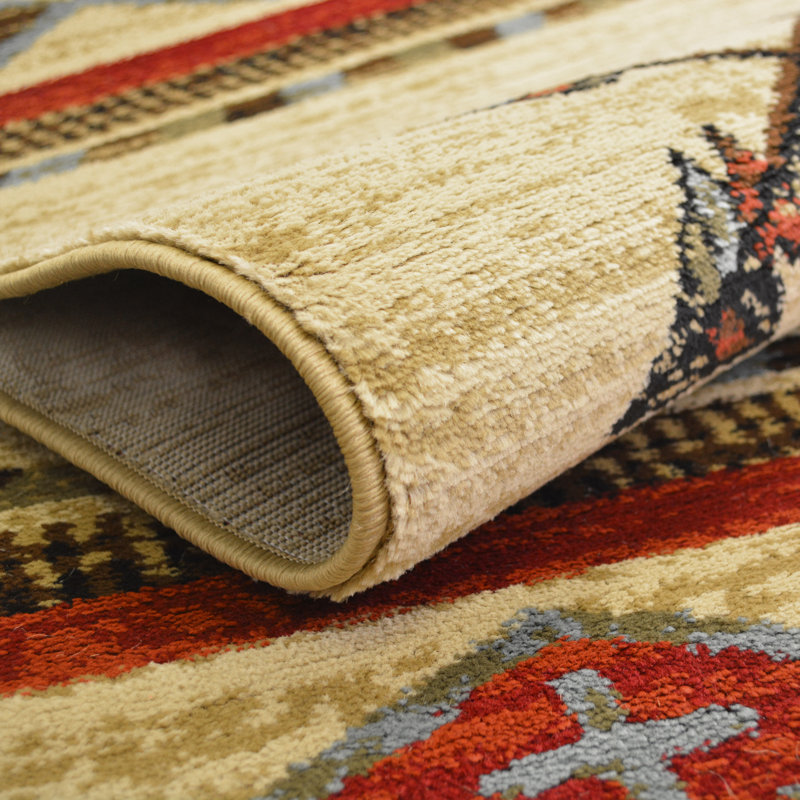 Perrault Southwestern Indoor Rug, Rectangle 9'2" x 12'6"