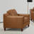 Pearlena Top Grain Leather Chair-1420099561