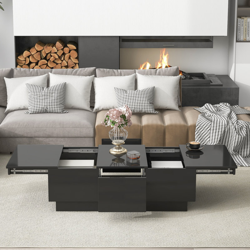 Cadem Single Coffee Table, Black