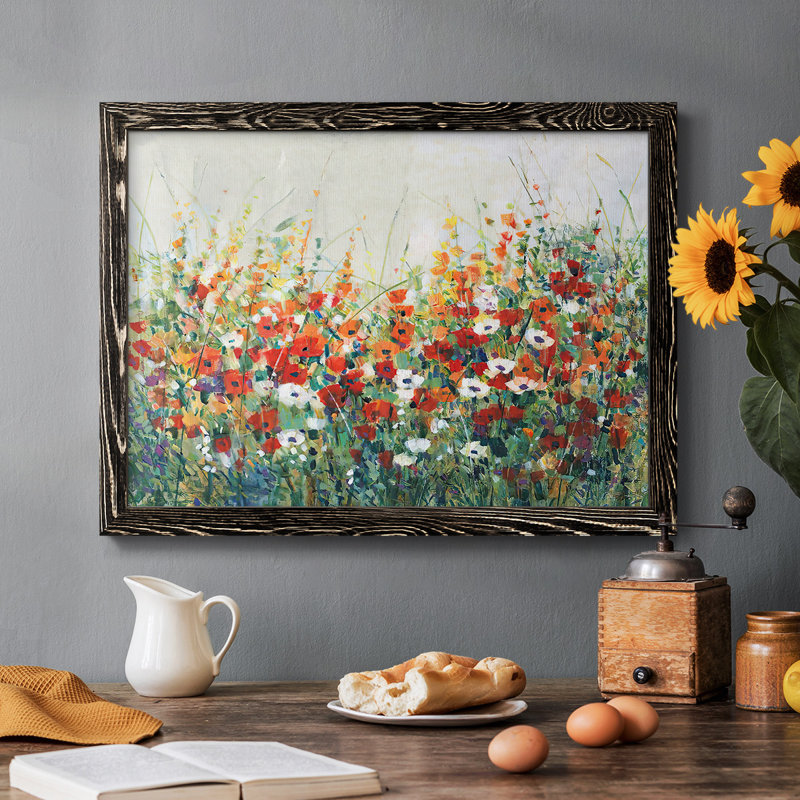 «Garden in Bloom II», reproduction sur toile tendue, Noir, H 14 po x l 20 po x P 1,5 po