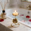 Bougies romantiques bougies d'aromathérapie rotatives Bougeoirs à bougie romantiques Décoration de dîner aux chandelles-395463786
