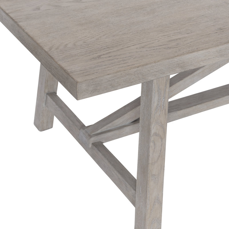 Albion Extendable Weathered Brown Farmhouse Dining Table