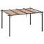 Pergola d'extérieur avec auvent rétractable