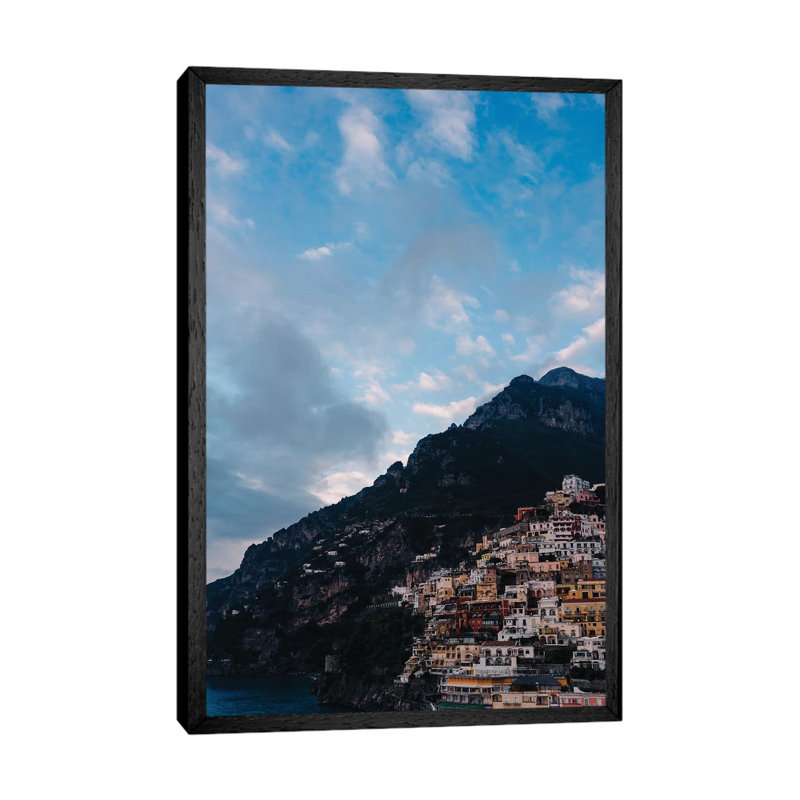 Positano XI by Bethany Young - Print on Canvas, 101.6cm H x 66.04cm W x 3.81cm D, Black Framed