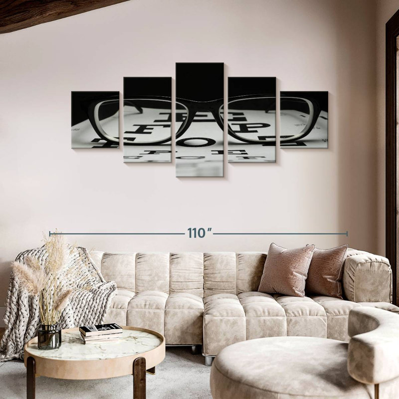Eyeglass Vision, 42" H x 92" W