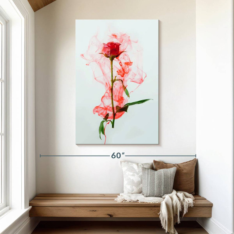 Harnek Rose Underwater, 48" H x 32" W