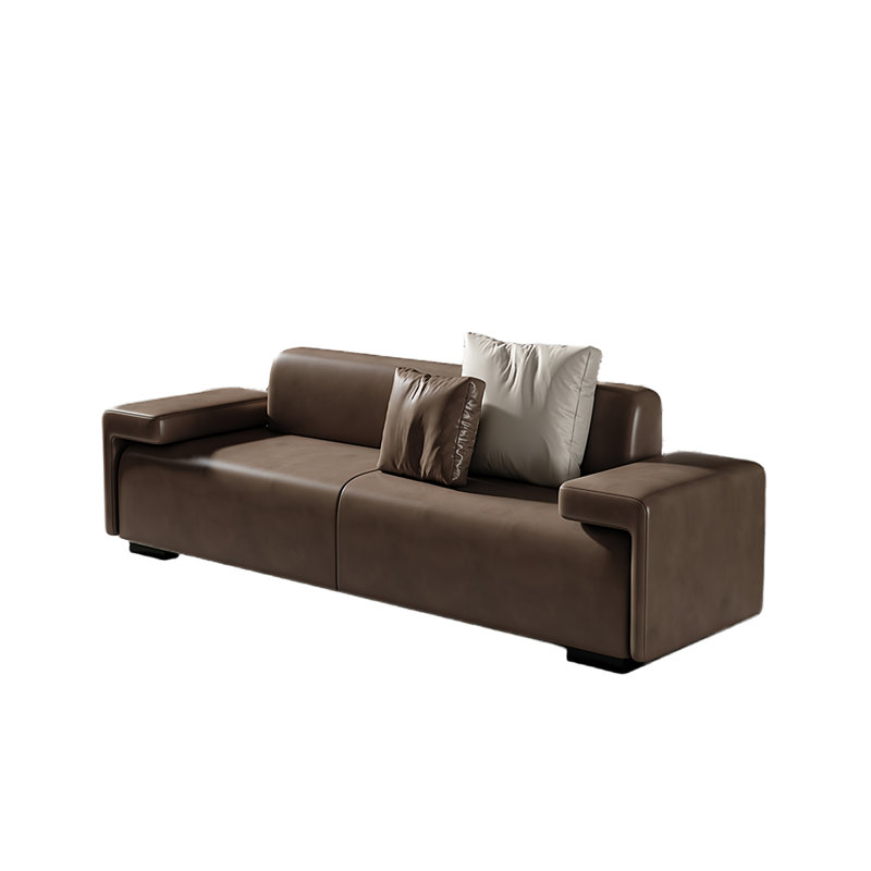 Banc de bout de lit moderne pour canapé rembourré, Café, H 23,62 po x l 59,05 po x P 19,68 po
