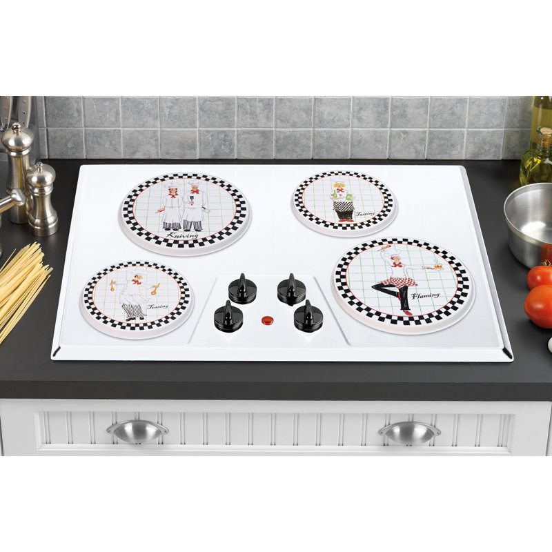 Set of 4 Reston Lloyd burner hotplates, Service de nuit