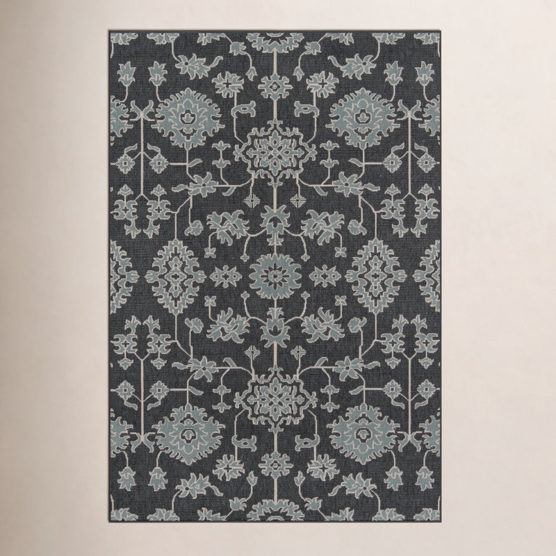 Tapis intérieur / extérieur Adrienne, Rectangle 6 pi 7 po x 9 pi 6 po