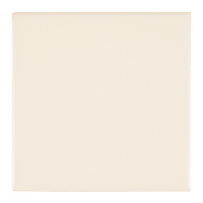 Color Wheel Classic Itona Tile 6" x 3" Bullnose Tile Trim in Matte Almond