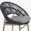 Chaise d'extérieur en osier, ensemble de 2-1467488610