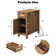 End Table (Set of 2) with Storage and Charging Station