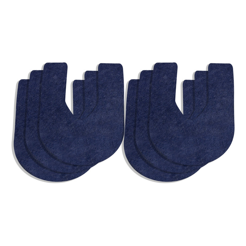 Byromville Non-Slip Contour Mat, Blue