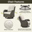 Chaise de patio avec coussins Tonry-828008722-828005248
