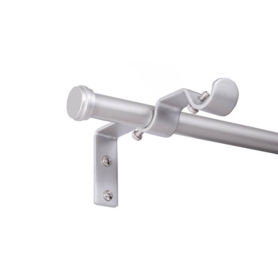  Newport Adjustable 42" to 120" 0.63" Double Curtain Rod
