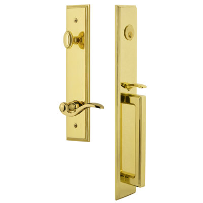 Carré One-Piece Complete Inactive Dummy Handleset with D Grip and Bellagio Lever