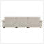 Canapé modulaire de 104 po x 60 po, en forme de L avec accoudoirs multifonctionnels, double port de charge, porte-gobelet, poches de rangement latérales, repose-pieds de rangement mobile, conception capitonnée unique, coussin moelleux, chenille, 3 couleurs-493771053