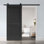 2 Panel Shaker Painted Composite Modern Interior Sliding Barn Door with Hardware Kit
