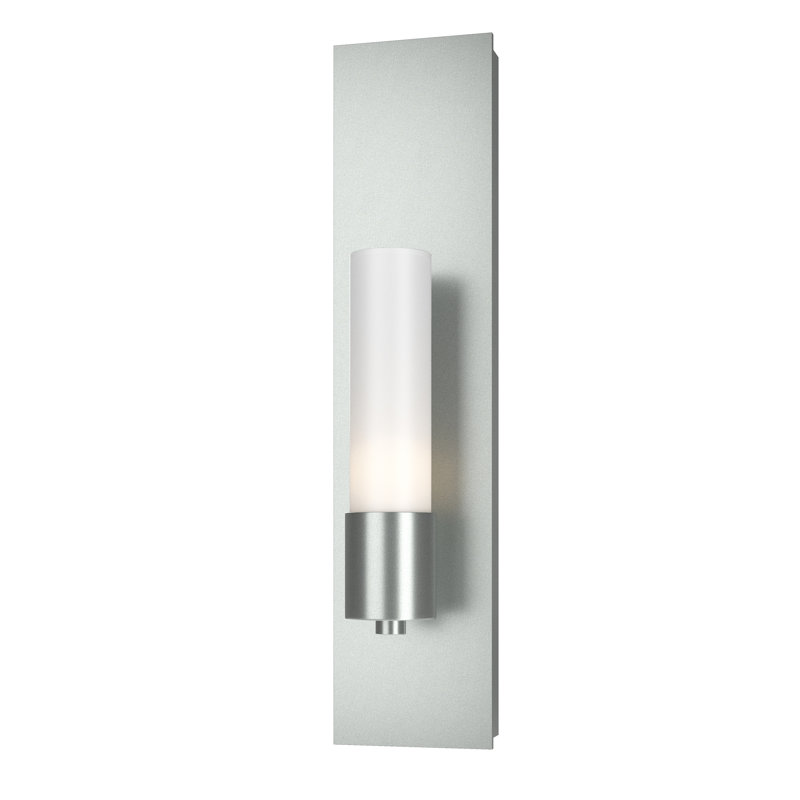 Pillar 1 - Light Armed Sconce, Vintage Platinum, Opal