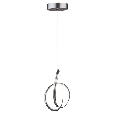 Luminaire suspendu à DEL 15 W Orion gris