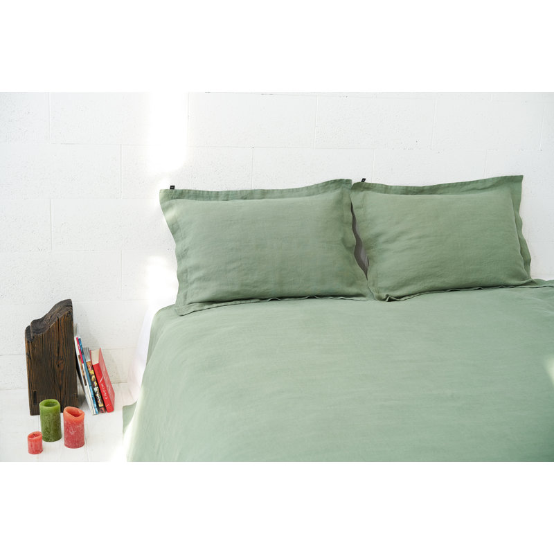 Hythe Solid Colour Duvet Cover Set with Pillowcases, 135 x 200cm Duvet Cover + 1 Pillowcase