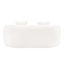 White 2 - Seat Curved With Round Armrest, Ideal For Living Room And Small Areas, No Assembly, Minimalist Design Spring Foam Ergonomic Balance Bedrooms, Comfort-651609007