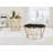 Bundella Glass Top Coffee Table