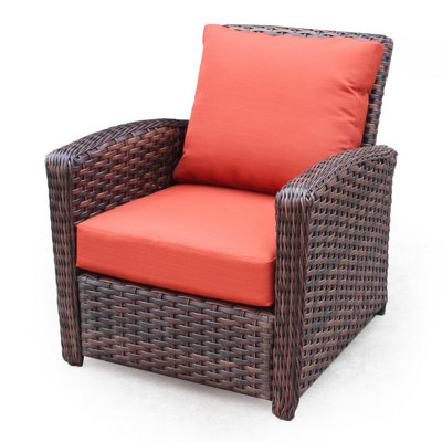 Mcconnaughy Wood Outdoor Lounge Chair