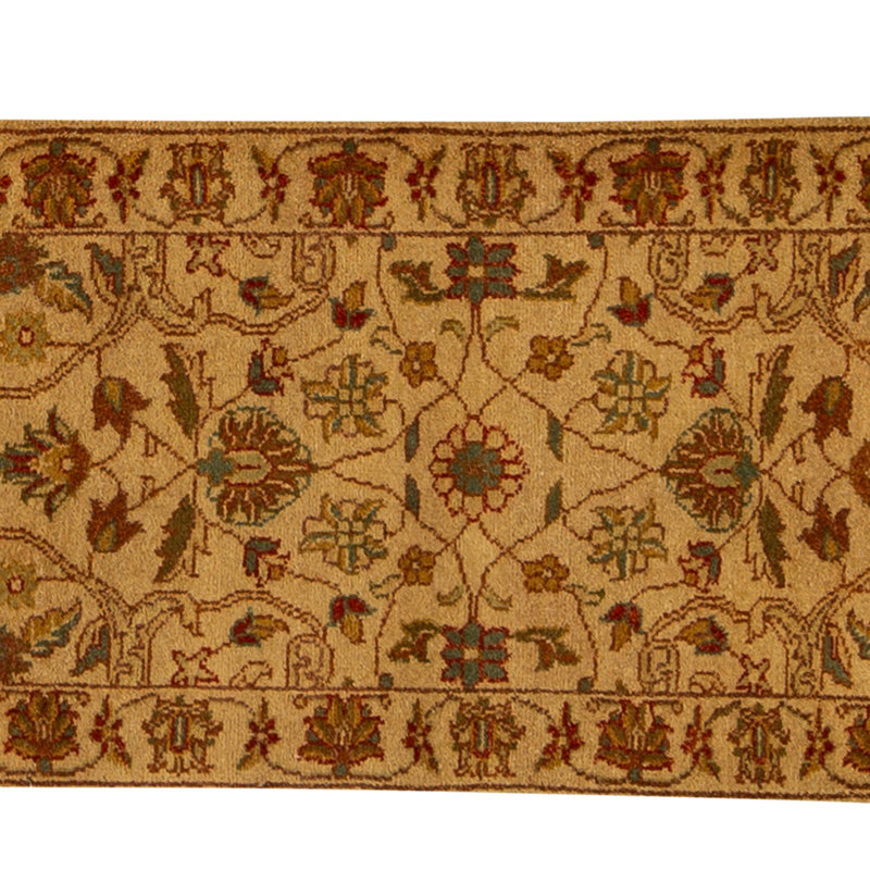 High-Quality Hand-Knotted BEIGE / BEIGE Area Rug