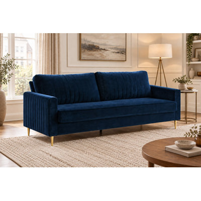 Malverne 3 Seater Velvet Sofa