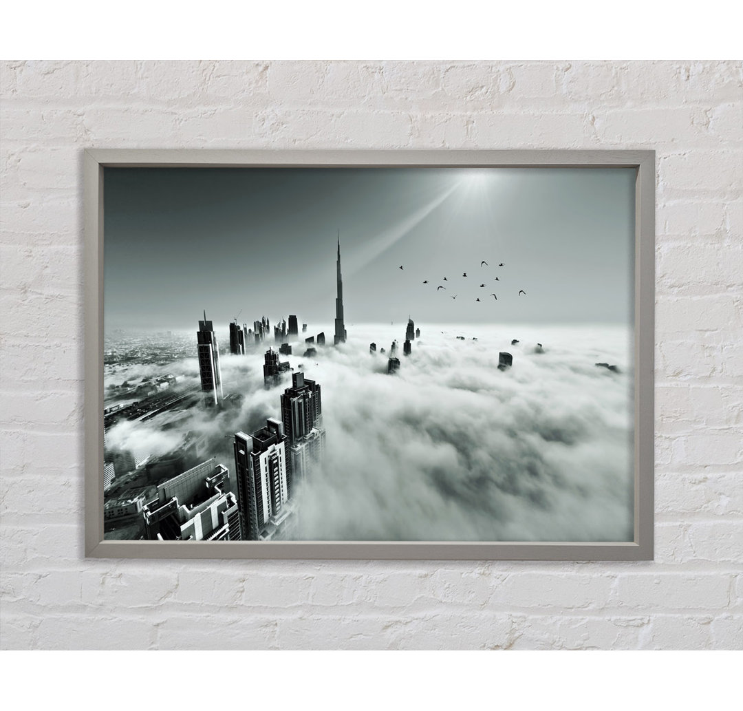 City In The Heavens - Einzelner Bilderrahmen Kunstdrucke auf Leinwand