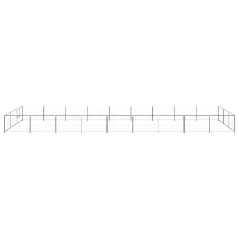 Miraloma 70cm H Steel Exercise Pen With Door, Silver
