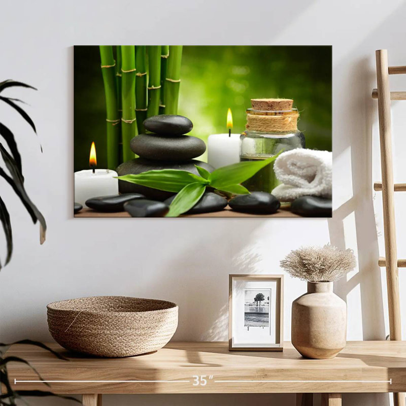 Kerrick Relaxing Bamboo Spa, 8" H x 12" W