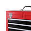 Coffre à outils à 3 tiroirs avec roulettes, grande armoire de rangement, tablette réglable et système de verrouillage sécuritaire pour le garage et l'entrepôt
