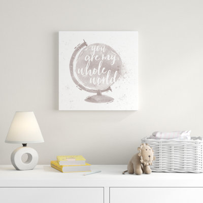 « you is my world world », art sur toile