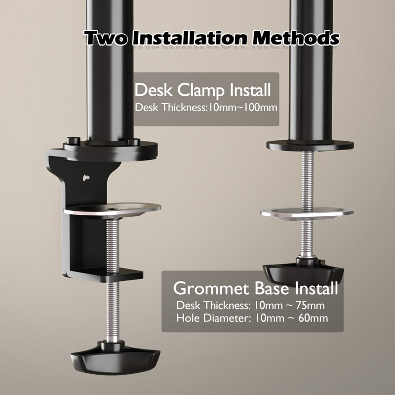 Inbox Zero Multi-Screen Desktop Mount