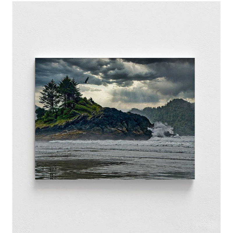 Before The Storm By Chuck Burdick, Rustic Mountain Airbnb Living Room Decor Idea, River House Wall Art, Forest Cabin Decor Print
